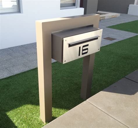 metal box with the letter s on it|free standing letterboxes.